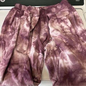 Purple Tie-Dye Joggers